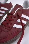 Muggo JABBAR Unisex Ortopedik Günlük Garantili Bağcıklı Yürüyüş Koşu Sneaker Spor Ayakkabı  BORDO 41 - 9