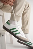 Muggo JABBAR Unisex Ortopedik Günlük Garantili Bağcıklı Yürüyüş Koşu Sneaker Spor Ayakkabı  YEŞİL 36 - 6