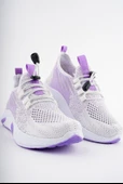 Muggo JETSON Günlük Unisex Çocuk Garantili Bağcıklı Rahat Sneaker Spor Ayakkabı  MOR 34 - 6