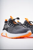 Muggo JETSON Günlük Unisex Çocuk Garantili Bağcıklı Rahat Sneaker Spor Ayakkabı  FÜME 28 - 7