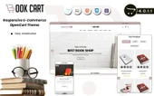 Book Cart - Online Booksellers OpenCart Teması - 1