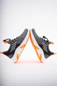 Muggo JETSON Günlük Unisex Çocuk Garantili Bağcıklı Rahat Sneaker Spor Ayakkabı  FÜME 28 - 2