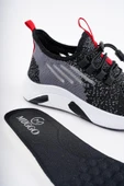 Muggo JETSON Günlük Unisex Çocuk Garantili Bağcıklı Rahat Sneaker Spor Ayakkabı  SİYAH 30 - 3