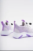 Muggo JETSON Günlük Unisex Çocuk Garantili Bağcıklı Rahat Sneaker Spor Ayakkabı  MOR 28 - 5