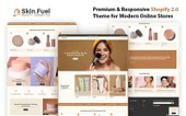 SkinFuel – Beauty & Skincare Brands Shopify Teması - 1