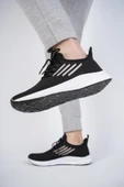 Muggo Ultraboost Unisex Ortopedik Günlük Garantili Yürüyüş Koşu Sneaker Spor Ayakkabı  SİYAH 39 - 4