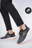 Muggo Ultraboost Unisex Ortopedik Günlük Garantili Yürüyüş Koşu Sneaker Spor Ayakkabı  FÜME 42 - 1