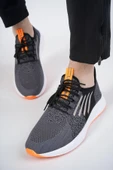 Muggo Ultraboost Unisex Ortopedik Günlük Garantili Yürüyüş Koşu Sneaker Spor Ayakkabı  FÜME 42 - 4