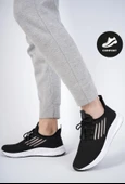 Muggo Ultraboost Unisex Ortopedik Günlük Garantili Yürüyüş Koşu Sneaker Spor Ayakkabı  SİYAH 39 - 1