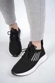 Muggo Ultraboost Unisex Ortopedik Günlük Garantili Yürüyüş Koşu Sneaker Spor Ayakkabı  SİYAH 39 - 6