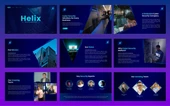 Helix - Cyber Security PowerPoint Teması - 3