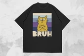 Bruh Cat Meme T-shirt Designs Bundle T-shirt Tasarım Paketi - 2