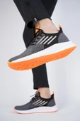 Muggo Ultraboost Unisex Ortopedik Günlük Garantili Yürüyüş Koşu Sneaker Spor Ayakkabı  FÜME 42 - 2