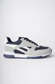 Muggo MGMORİS Unisex Günlük Garantili Yürüyüş Koşu Sneaker Spor Ayakkabı  Gri-Lacivert 39 - 5