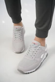 Muggo MGMORİS Unisex Günlük Garantili Yürüyüş Koşu Sneaker Spor Ayakkabı  GRİ 44 - 4