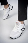 Muggo Elvis Unisex Ortopedik Günlük Garantili Yürüyüş Koşu Sneaker Spor Ayakkabı  BEYAZ 38 - 2
