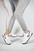 Muggo Elvis Unisex Ortopedik Günlük Garantili Yürüyüş Koşu Sneaker Spor Ayakkabı  BEYAZ 38 - 1