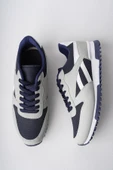 Muggo MGMORİS Unisex Günlük Garantili Yürüyüş Koşu Sneaker Spor Ayakkabı  Gri-Lacivert 39 - 6