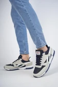 Muggo MGMORİS Unisex Günlük Garantili Yürüyüş Koşu Sneaker Spor Ayakkabı  Gri-Lacivert 39 - 1