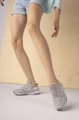 Muggo MGMORİS Unisex Günlük Garantili Yürüyüş Koşu Sneaker Spor Ayakkabı  GRİ 44 - 3