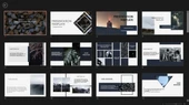 Business Presentation, Infographics, Calendar Power Point Teması - 2