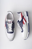 Muggo MGMORİS Unisex Günlük Garantili Yürüyüş Koşu Sneaker Spor Ayakkabı  LACİVERT - KIRMIZI 39 - 7