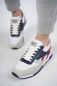 Muggo MGMORİS Unisex Günlük Garantili Yürüyüş Koşu Sneaker Spor Ayakkabı  LACİVERT - KIRMIZI 40 - 2