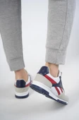 Muggo MGMORİS Unisex Günlük Garantili Yürüyüş Koşu Sneaker Spor Ayakkabı  LACİVERT - KIRMIZI 37 - 5