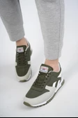 Muggo MGMORİS Unisex Günlük Garantili Yürüyüş Koşu Sneaker Spor Ayakkabı  HAKİ 38 - 1