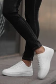Muggo MGPOGBA Unisex Sneaker Günlük Spor Ayakkabı  BEYAZ 43 - 5