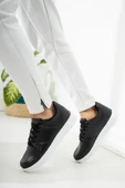 Muggo MGPOGBA Unisex Sneaker Günlük Spor Ayakkabı  SİYAH- BEYAZ 41 - 5