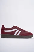 Muggo GARCİA Garantili Unisex Ortopedik Günlük Bağcıklı Yürüyüş Koşu Sneaker Spor Ayakkabı  BORDO 44 - 8