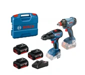 Bosch Gdx 180-lı + Gsr 18v-50 + 3x5.0 Ah Matkap Somun Sıkma Akülü Vidalama Seti - 1