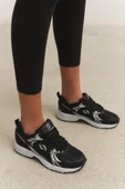 Muggo MOJEH Kadın Ortopedik Günlük Garantili Bağcıklı Yürüyüş Koşu Sneaker Spor Ayakkabı  SİYAH 40 - 7