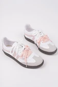 Muggo RETRO Çift Bağcıklı Günlük Kadın Sneaker Spor Ayakkabı  PUDRA 40 - 2