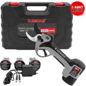 Omega Akülü Elektrikli Budama Makası 35MM 4.5AH - Gri - 1