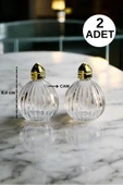 2 Li Gold Başlıklı Tuzluk Origami Tuzluk - 2