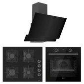 Ferre Fryart Sc serisi Siyah 3'lü Ankastre Set ( xe63cs-sc205-d063 ) - 1