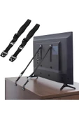 15'' 75'' LCD TV Duvar Sabitleme Güvenlik Kemeri Çocuk Bebek Koruma Askısı 2 Adet Metal Tokalı - 1