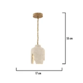 Apliqa Zoran Beton Tasarım Retro, Modern Sarkıt Avize thumbnail 5