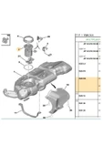Yakıt Pompası Komple P206 Partner Tu3jp 14 98- 8tf358106171 - 2