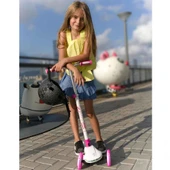 Evo 3 Tekerlekli Colour Burst Işıklı Beyaz Scooter - 6