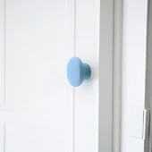 Mantar Kulp Düğme 1 ADET Çekmece Mutfak Mobilya Dolabı Dolap Kulpu Kulbu Plastik Kulp Mavi thumbnail 3