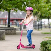 Evo 2 Tekerlekli Flash Işıklı Pembe Scooter - 7