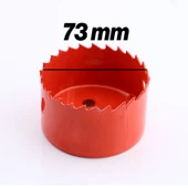 Bi Metal Panç Ø 73 mm Delik Açma Alçıpan Ahşap Pvc Delme Testeresi Adaptörsüz 1 Adet - 2