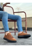 Ba0104 Bağcıklı Taba Süet Siyah Taban Spor Klasik Erkek Ayakkabı - 3