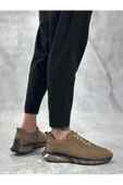 Erkek Ayakkabı BA0324 İçi Dışı Hakiki Deri Rahat Taban Kahverengi Sneakers Casual Erkek Ayakkabı thumbnail 4