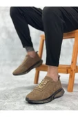 Erkek Ayakkabı BA0324 İçi Dışı Hakiki Deri Rahat Taban Kahverengi Sneakers Casual Erkek Ayakkabı thumbnail 3
