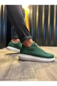 Knack Yüksek Taban Günlük Ayakkabı 045 Yeşil (Beyaz Taban) thumbnail 3