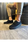 Knack Günlük Ayakkabı 077 Siyah Süet (Siyah Taban) thumbnail 1
